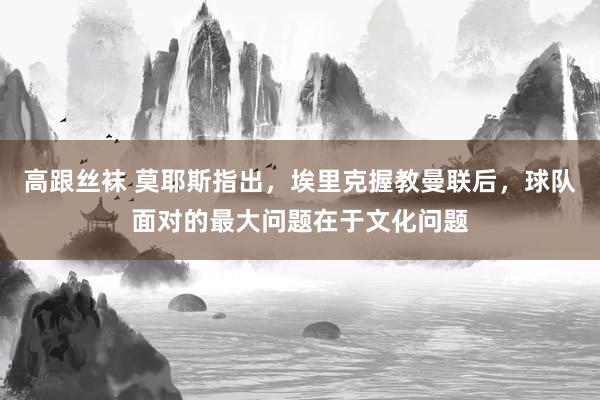 高跟丝袜 莫耶斯指出，埃里克握教曼联后，球队面对的最大问题在于文化问题