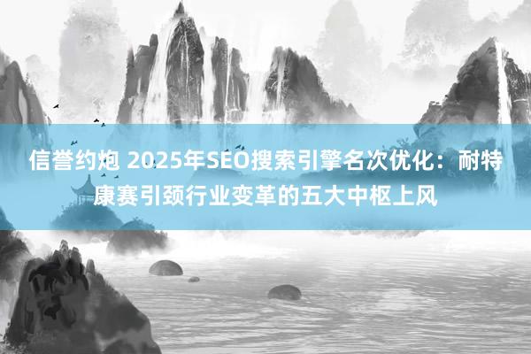 信誉约炮 2025年SEO搜索引擎名次优化：耐特康赛引颈行业变革的五大中枢上风
