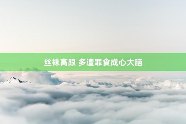 丝袜高跟 多遭罪食成心大脑